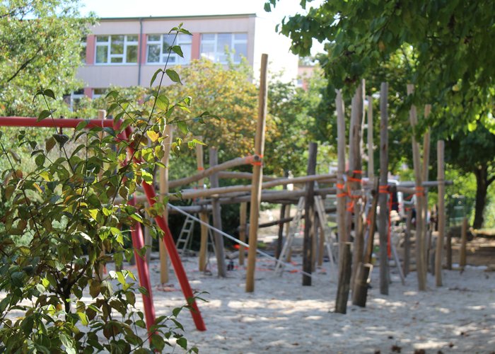 Neugestaltung des Schulhofs