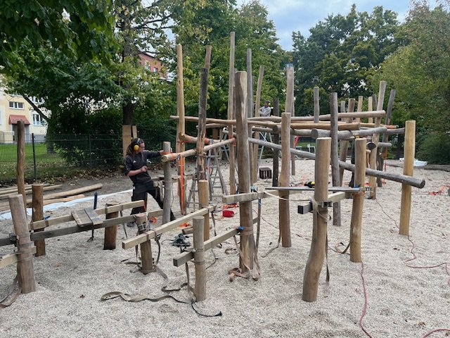 Neugestaltung des Schulhofs