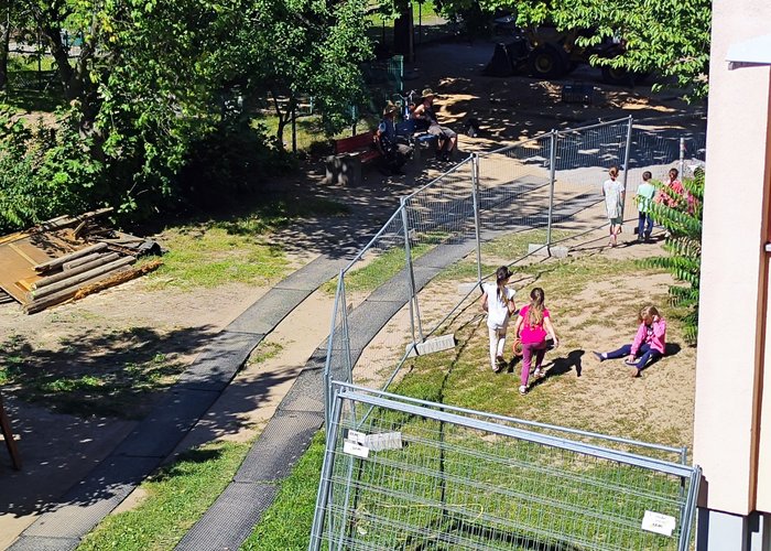 Neugestaltung des Schulhofs