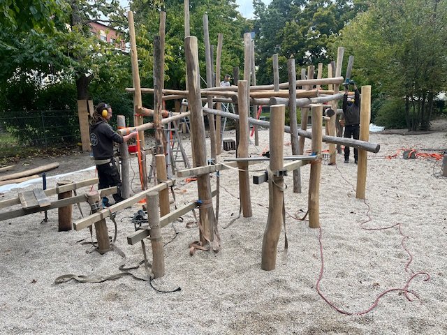 Neugestaltung des Schulhofs