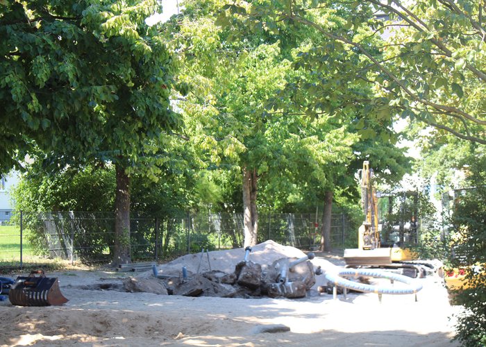 Neugestaltung des Schulhofs
